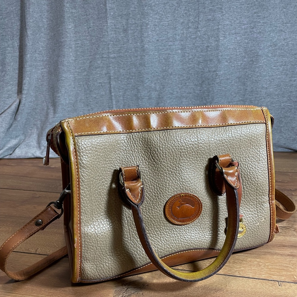Vintage Dooney + Bourke Doctor Satchel Bag AWL Leather